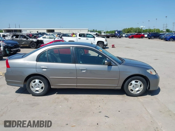 2005 Honda Civic with VIN JHMES966X5S003661, listed as a IAAI auction lot 41991358 with 145,574 mi miles and . Bid and sale history available at DreamBid. Image 14.
