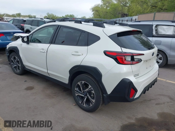 2024 Subaru Crosstrek Premium with VIN JF2GUADC0R8302580, listed as a IAAI auction lot 42087580 with 13,766 mi miles and . Bid and sale history available at DreamBid. Image 3.