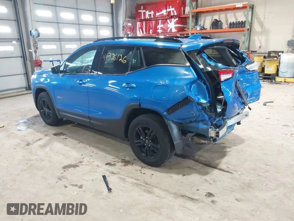 2024 GMC Terrain AT4 with VIN 3GKALYEGXRL264508, listed as a IAAI auction lot 41376126 with 8,045 mi miles and . Bid and sale history available at carsss.com. Image 3.