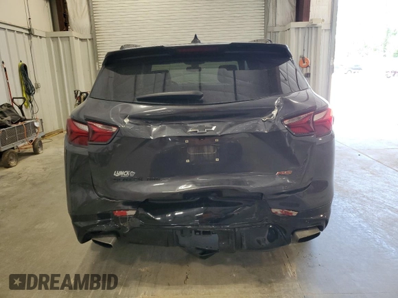 2021 Chevrolet Blazer RS with VIN 3GNKBKRS3MS515678, listed as a Copart auction lot 61195165 with 102,082 mi miles and Non repairable. Bid and sale history available at DreamBid. Image 6.