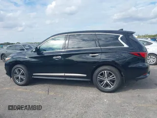 2019 Infiniti QX60 LUXE with VIN 5N1DL0MN0KC549578, listed as a IAAI auction lot 41362311 with 162,457 mi miles. Bid and sale history available at carsss.com. Image 14.