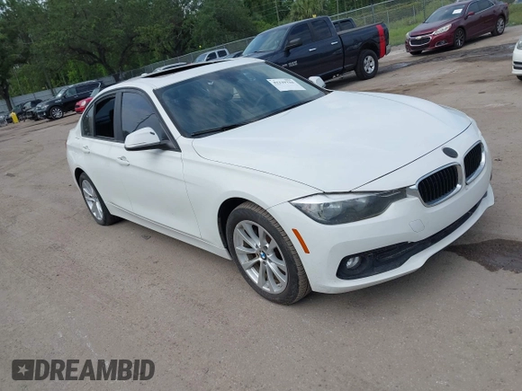 2017 BMW 3 Series 320i z VIN WBA8E1G51HNU12483, wystawiony jako IAAI lot #42339324 z przebiegiem Nie podano mil oraz . Historia ofert i sprzedaży dostępna na DreamBid. Obrazek 1.