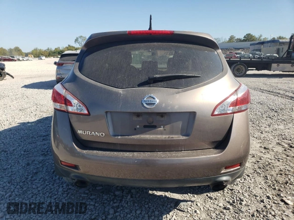 2011 Nissan Murano S with VIN JN8AZ1MU9BW057718, listed as a Copart auction lot 75419324 with 167,698 mi miles and Salvage Title. Bid and sale history available at carsss.com. Image 6.