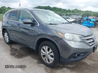2013 Honda CR-V EX-L with VIN 2HKRM4H70DH628668, listed as a IAAI auction lot 42503782 with 129,823 mi miles and . Bid and sale history available at DreamBid. Image 1.