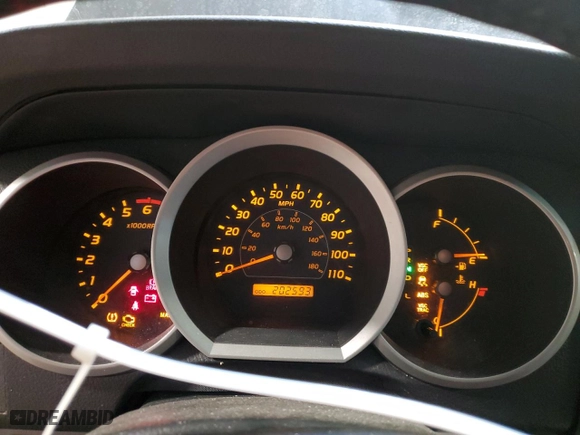 2006 Toyota 4Runner SR5 with VIN JTEBU14R668055117, listed as a Copart auction lot 53798345 with 202,593 mi miles and Salvage Title. Bid and sale history available at carsss.com. Image 9.