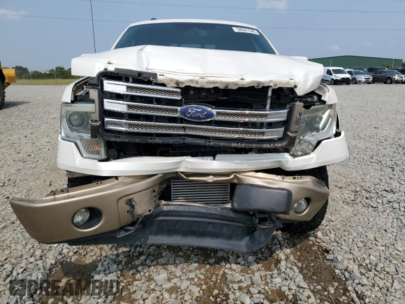 2013 Ford F-150 XL with VIN 1FTFW1ET1DKF45748, listed as a Copart auction lot 58927545 with 236,062 mi miles and Salvage title. Bid and sale history available at DreamBid. Image 5.