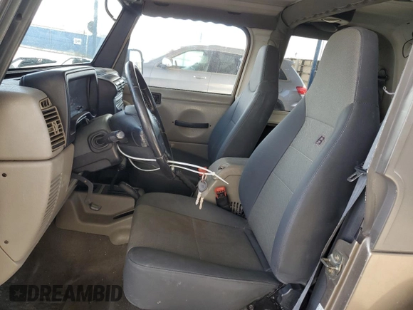 2003 Jeep Wrangler Sahara with VIN 1J4FA59S83P303347, listed as a Copart auction lot 51811755 with 145,640 mi miles and Clean title. Bid and sale history available at DreamBid. Image 7.