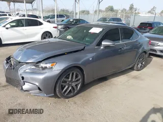 2015 Lexus IS with VIN JTHBF1D24F5077022, listed as a IAAI auction lot 41186330 with 66,969 mi miles and . Bid and sale history available at carsss.com. Image 2.