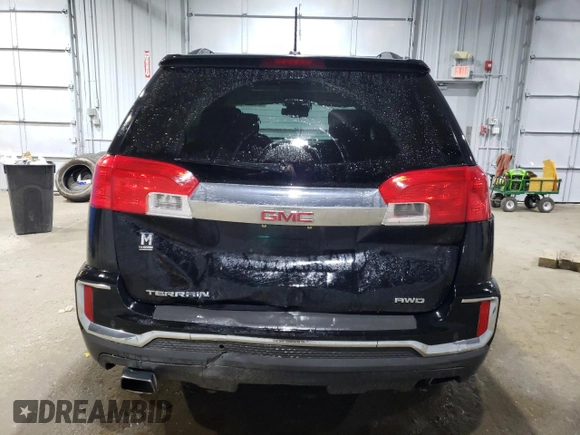 2017 GMC Terrain SLE with VIN 2GKFLTE3XH6189639, listed as a Copart auction lot 68061784 with 142,493 mi miles and Salvage Title. Bid and sale history available at carsss.com. Image 6.