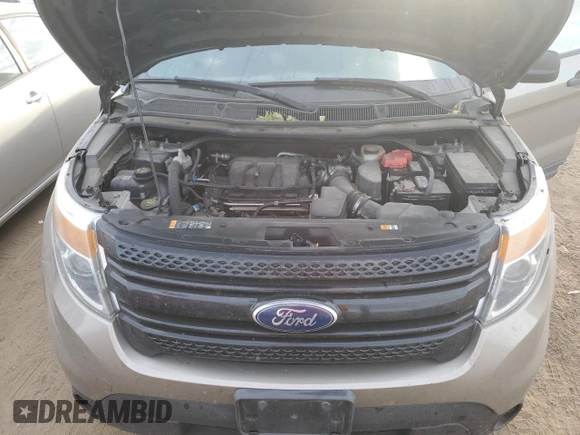 2013 Ford Utility Police Interceptor with VIN 1FM5K8AR4DGC16888, listed as a Copart auction lot 76956344 with 122,918 mi miles and Salvage Title. Bid and sale history available at carsss.com. Image 12.