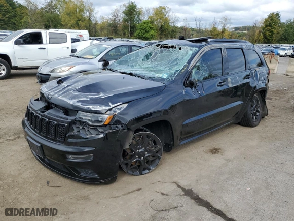 2021 Jeep Grand Cherokee Limited X with VIN 1C4RJFBT5MC630020, listed as a Copart auction lot 73528234 with 18,313 mi miles and Salvage Title. Bid and sale history available at carsss.com. Image 1.