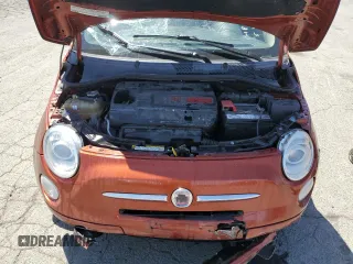 2012 FIAT 500 Pop with VIN 3C3CFFDR8CT260634, listed as a Copart auction lot 57174845 with 106,905 mi miles and Salvage title. Bid and sale history available at DreamBid. Image 11.