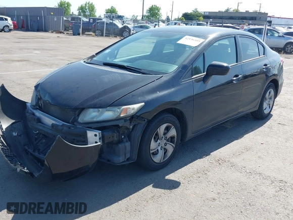 2015 Honda Civic LX with VIN 19XFB2F57FE236972, listed as a IAAI auction lot 42136355 with 114,230 mi miles and . Bid and sale history available at DreamBid. Image 2.