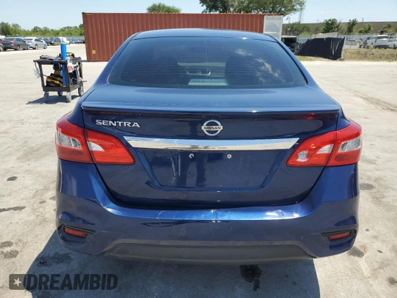 2017 Nissan Sentra S with VIN 3N1AB7AP5HY338467, listed as a Copart auction lot 52025745 with 164,890 mi miles and Salvage title. Bid and sale history available at DreamBid. Image 6.