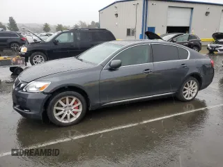 2007 Lexus GS 350 with VIN JTHCE96S670008642, listed as a Copart auction lot 43936045 with 0 mi miles and Salvage Title. Bid and sale history available at carsss.com. Image 1.