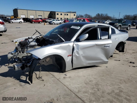 2021 Dodge Charger Scat Pack with VIN 2C3CDXGJ8MH511423, listed as a Copart auction lot 43689305 with 0 mi miles and Salvage Title. Bid and sale history available at carsss.com. Image 1.