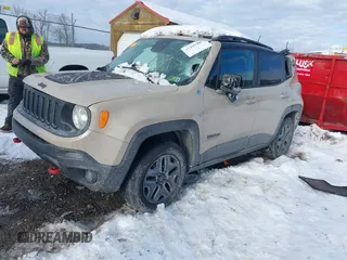 2017 Jeep Renegade Trailhawk с VIN ZACCJBCB9HPF02711, выставлен на аукционе IAAI как лот 41297907 с пробегом 136 188 миль миль и . История ставок и продаж доступна на DreamBid. Изображение 2.