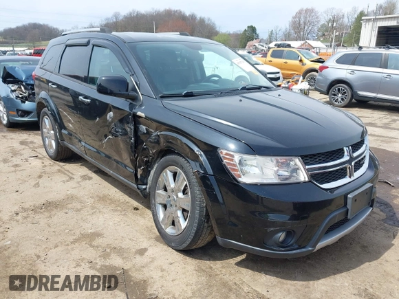 2014 Dodge Journey Limited with VIN 3C4PDDDG8ET150059, listed as a IAAI auction lot 41915239 with 120,897 mi miles and . Bid and sale history available at carsss.com. Image 1.