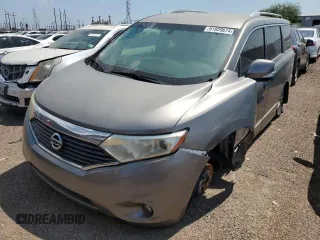 2013 Nissan Quest SV with VIN JN8AE2KP5D9062656, listed as a Copart auction lot 66577705 with 132,161 mi miles and Clean title. Bid and sale history available at DreamBid. Image 1.