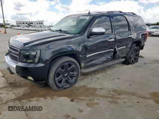 2011 Chevrolet Tahoe LTZ with VIN 1GNSCCE05BR377651, listed as a Copart auction lot 56545605 with 206,304 mi miles and Salvage title. Bid and sale history available at DreamBid. Image 1.