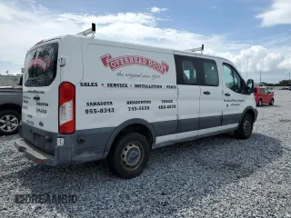 2017 Ford Transit Cargo with VIN 1FTYR2ZM2HKA00916, listed as a Copart auction lot 63469325 with 185,274 mi miles and Clean title. Bid and sale history available at DreamBid. Image 3.