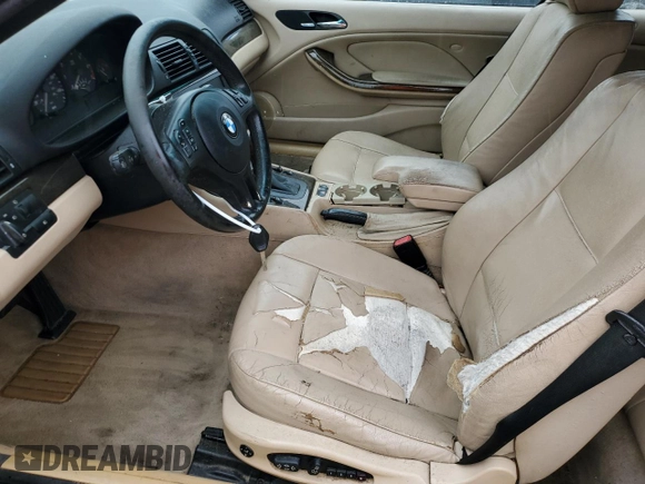 2001 BMW 3 Series 330Ci with VIN WBABS53411JU83716, listed as a Copart auction lot 42292385 with 191,568 mi miles and Salvage Title. Bid and sale history available at carsss.com. Image 7.