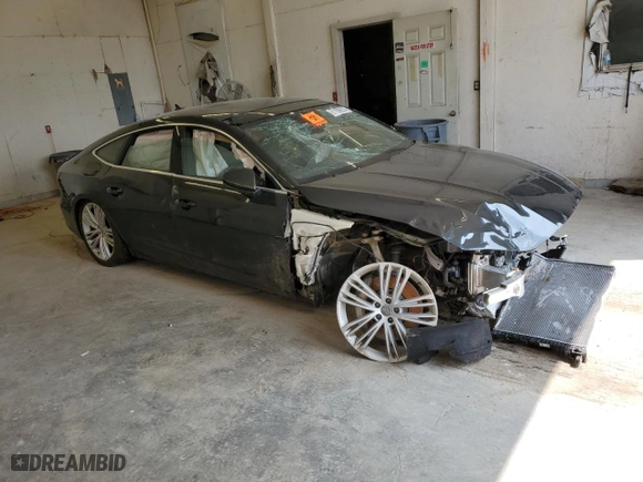 2019 Audi A7 Prestige with VIN WAUV2AF27KN109959, listed as a Copart auction lot 61156633 with 0 mi miles. Bid and sale history available at carsss.com. Image 4.