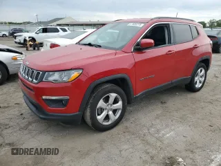 2019 Jeep Compass Latitude with VIN 3C4NJDBB2KT597540, listed as a Copart auction lot 57686275 with 84,501 mi miles and Salvage title. Bid and sale history available at DreamBid. Image 1.