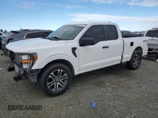 2023 Ford F-150 XL with VIN 1FTEX1CP6PKD20602, listed as a Copart auction lot 45467235 with 57,586 mi miles and Salvage title. Bid and sale history available at DreamBid. Image 1.