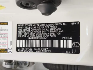 2018 Toyota C-HR XLE with VIN NMTKHMBX8JR036857, listed as a IAAI auction lot 42667018 with 63,058 mi miles and . Bid and sale history available at DreamBid. Image 9.