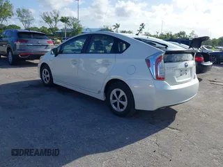 2013 Toyota Prius One with VIN JTDKN3DU5D1632145, listed as a IAAI auction lot 41955924 with 93,171 mi miles. Bid and sale history available at carsss.com. Image 3.