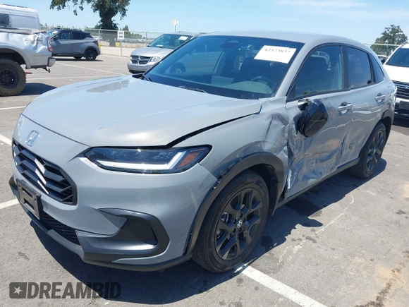 2024 Honda HR-V Sport with VIN 3CZRZ1H51RM758338, listed as a IAAI auction lot 42373837 with 13,953 mi miles and . Bid and sale history available at DreamBid. Image 17.