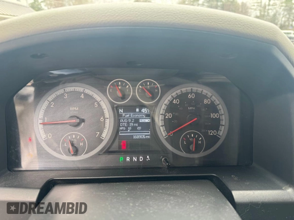 2011 Ram 1500 ST with VIN 1D7RV1GT4BS578310, listed as a Copart auction lot 52459805 with 168,905 mi miles and Clean Title. Bid and sale history available at carsss.com. Image 8.