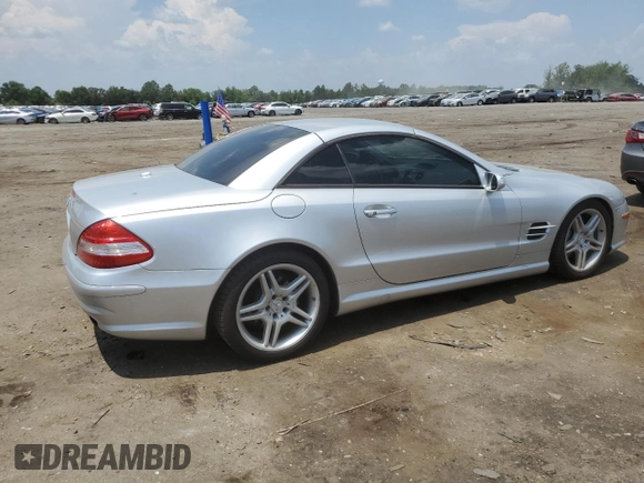 2007 Mercedes-Benz SL 550 z VIN WDBSK71F67F135651, wystawiony jako Copart lot #61680365 z przebiegiem 81 739 mil mil oraz Czysty tytuł • Clean title. Historia ofert i sprzedaży dostępna na DreamBid. Obrazek 3.