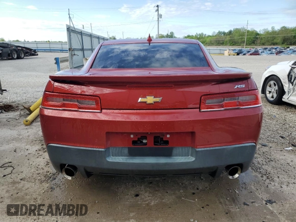 2014 Chevrolet Camaro LT with VIN 2G1FC1E3XE9143487, listed as a Copart auction lot 54350265 with Not provided miles and Non repairable. Bid and sale history available at DreamBid. Image 6.