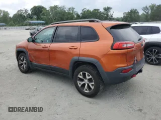 2015 Jeep Cherokee Trailhawk с VIN 1C4PJMBS6FW501367, выставлен на аукционе Copart как лот 59855355 с пробегом 113 711 миль миль и Списание • Salvage title. История ставок и продаж доступна на DreamBid. Изображение 2.
