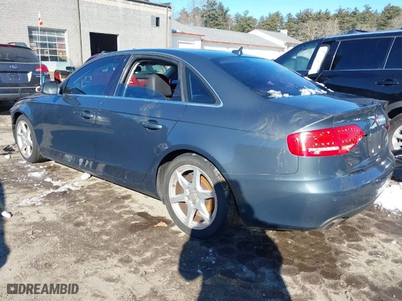 2010 Audi A4 2.0T Premium Plus with VIN WAUFFAFLXAN058599, listed as a IAAI auction lot 41502654 with 161,563 mi miles. Bid and sale history available at carsss.com. Image 3.