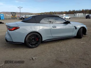 2024 BMW M4 Competition xDrive with VIN WBS33BA05RCN54847, listed as a Copart auction lot 76972564 with 9,527 mi miles and Salvage Title. Bid and sale history available at carsss.com. Image 3.