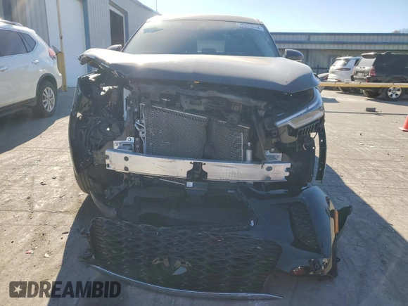 2024 Infiniti QX60 Pure with VIN 5N1DL1ES5RC345587, listed as a Copart auction lot 83889614 with 9,829 mi miles and Salvage title. Bid and sale history available at DreamBid. Image 5.