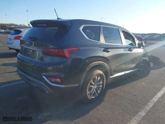 2020 Hyundai Santa Fe SE with VIN 5NMS2CAD5LH297308, listed as a IAAI auction lot 41211262 with 29,808 mi miles. Bid and sale history available at carsss.com. Image 4.