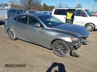 2015 Lexus IS 250 with VIN JTHCF1D26F5026125, listed as a IAAI auction lot 41666794 with 70,308 mi miles. Bid and sale history available at carsss.com. Image 1.