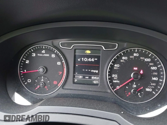 2015 Audi Q3 2.0T Premium Plus with VIN WA1EFCFS9FR002651, listed as a IAAI auction lot 41755613 with 111,281 mi miles. Bid and sale history available at carsss.com. Image 7.
