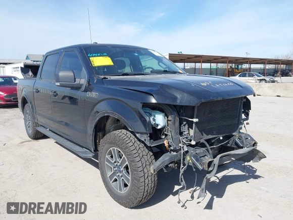 2015 Ford F-150 XL with VIN 1FTEW1CF1FFA20743, listed as a IAAI auction lot 41805237 with 149,020 mi miles. Bid and sale history available at carsss.com. Image 1.