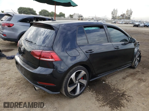 2019 Volkswagen Golf GTI S with VIN 3VW6T7AU5KM036937, listed as a Copart auction lot 67704133 with 33,752 mi miles. Bid and sale history available at carsss.com. Image 3.