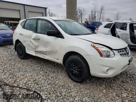 2013 Nissan Rogue S with VIN JN8AS5MV0DW620808, listed as a Copart auction lot 81283774 with 130,330 mi miles and Salvage Title. Bid and sale history available at DreamBid. Image 4.