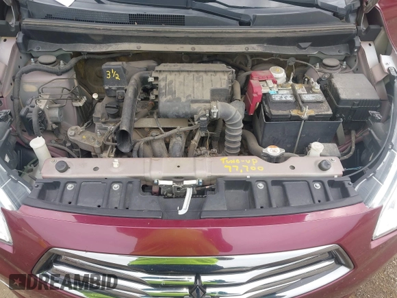2017 Mitsubishi Mirage ES z VIN ML32F3FJ9HHF13291, wystawiony jako IAAI lot #42340317 z przebiegiem 82 956 mil mil oraz . Historia ofert i sprzedaży dostępna na DreamBid. Obrazek 10.