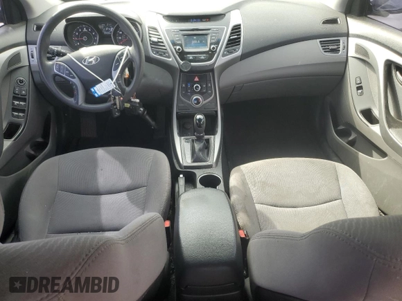 2016 Hyundai Elantra SE with VIN 5NPDH4AE3GH659716, listed as a Copart auction lot 51221755 with 97,233 mi miles and Salvage title. Bid and sale history available at DreamBid. Image 8.
