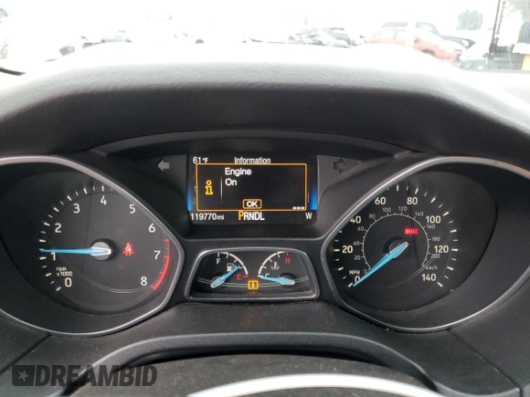 2017 Ford Focus SE with VIN 1FADP3K23HL246974, listed as a Copart auction lot 55285325 with 119,770 mi miles and Clean Title. Bid and sale history available at carsss.com. Image 9.