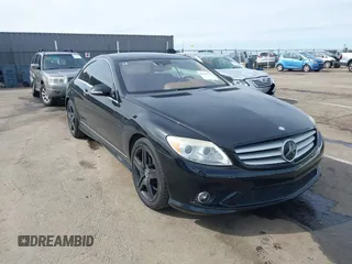 2008 Mercedes-Benz CL V8 with VIN WDDEJ71X38A014817, listed as a IAAI auction lot 41637116 with 150,424 mi miles. Bid and sale history available at carsss.com. Image 1.