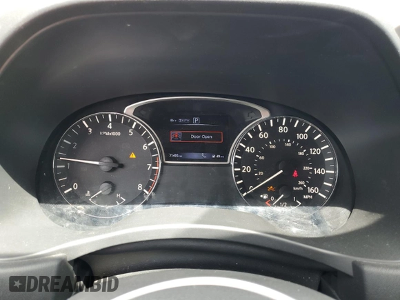2019 Nissan Pathfinder SV with VIN 5N1DR2MM7KC593207, listed as a Copart auction lot 54611035 with 71,495 mi miles and Salvage Title. Bid and sale history available at carsss.com. Image 9.